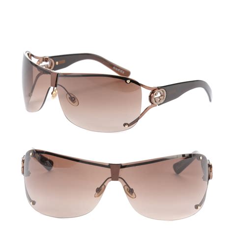 gucci sunglasses gg 2807 s|GUCCI Crystal GG Sunglasses 2807/S Brown .